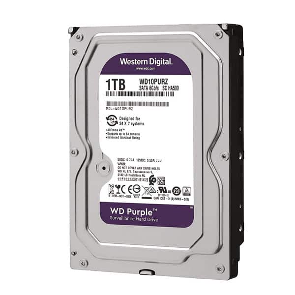 WD PURPLE 1TB SURVEILLANCE HARD DRIVE