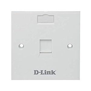 D-LINK SINGLE FACEPLATE WITH KEYSTONE MODULE