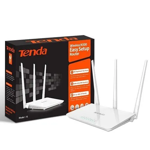 Tenda F3 N300 300Mbps Wi-Fi Router